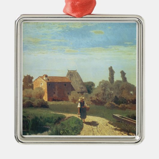 May Morning (olie op canvas) Metalen Ornament (Voorkant)