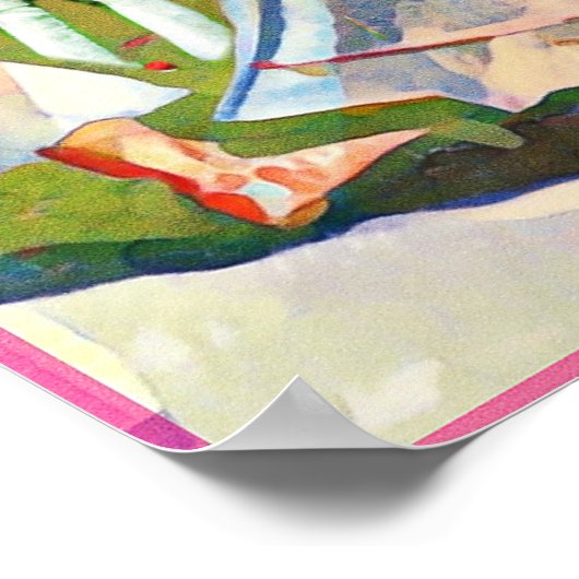 May Naive Folk Art Spring Celebration Poster (Hoek)