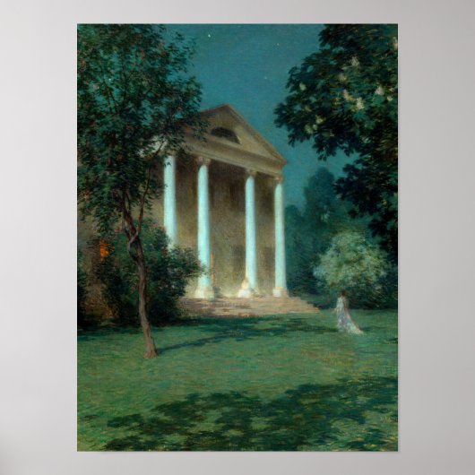 May Night, 1906 by Willard Leroy Metcalf Poster (Voorkant)