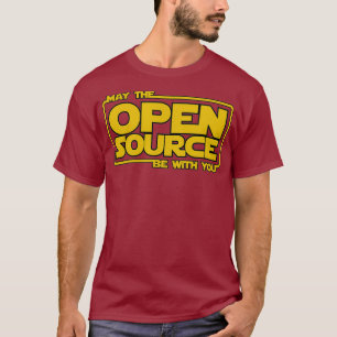 May Open Source Programming grappige devos linux T-shirt