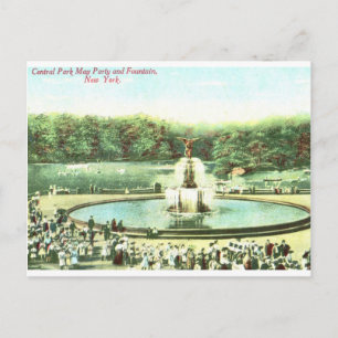 May Party, Central Park, NYC  Briefkaart