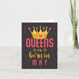 May Queens Happy Birthday Kaart