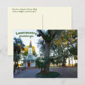 May River Chapel Palmetto Bluff Bluffton SC Briefkaart (Voorkant / Achterkant)