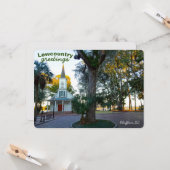 May River Chapel Palmetto Bluff Bluffton SC Kaart (Voorkant / Achterkant in situ)