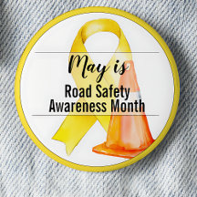 May Road Safety Awareness Month Ribbon