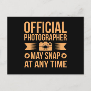 May Snap At Any Time Photographer Photography Briefkaart