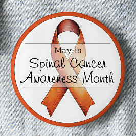 May Spinal Cancer Awareness Month Ronde Button 5,7 Cm