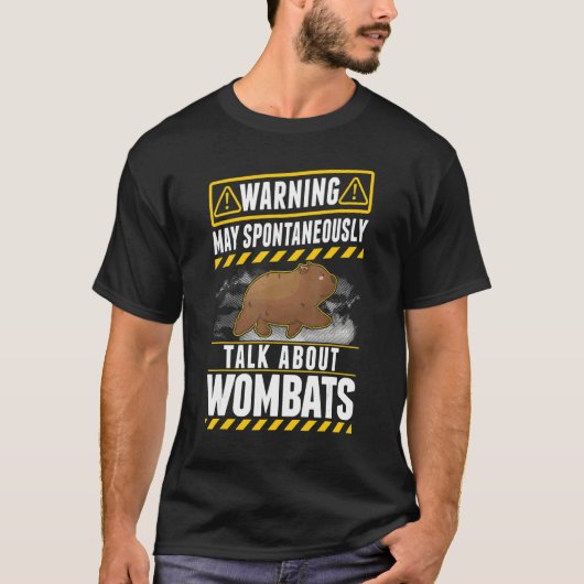 May spontaneously talk about Wombats T-shirt (Voorkant)