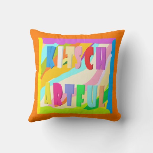 May Sun and Joy be your uplifting care design      Kussen (Achterkant)