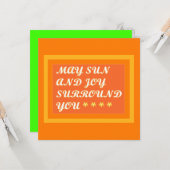 May Sun en Joy Surround je bemoedigend Kaart (Voorkant / Achterkant in situ)