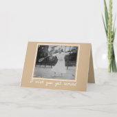 May Sutton speelt tennis Kaart (Voorkant)