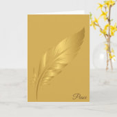 May the Ache in Your Heart Soften Card Kaart (Gele Bloem)