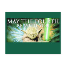 May the Fourth Be With You Wenskaart