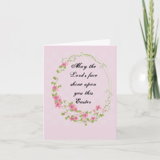"May the Lord's Face Shine" Kaart Paspoortje (Voorkant)