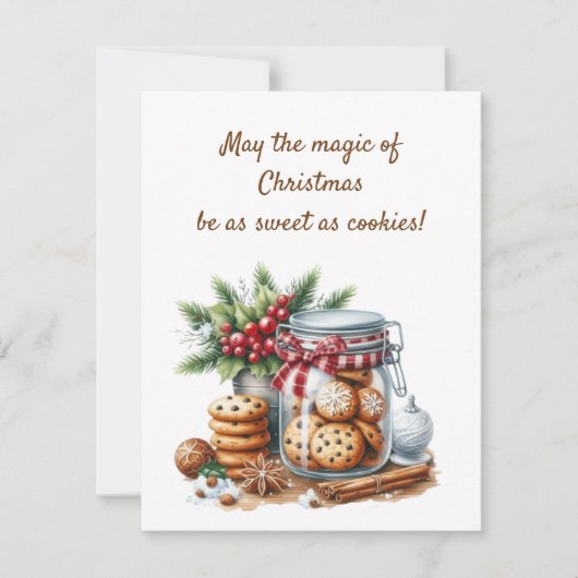 🍪 May the Magic of Christmas Be as Sweet as Cook Kaart (Voorkant)
