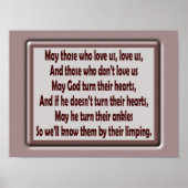 May those who love us -- Art Poster (Voorkant)