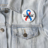 May-Thurner Syndrome Warrior Ribbon White Button (In situ)