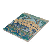 May Tree Frieze, ontworpen door Walter Crane 1896 Tegeltje (Zijkant)