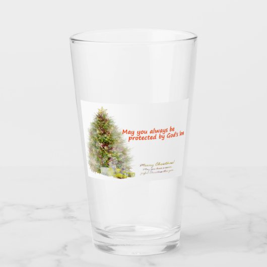 May you always be protected by God's love Glas (Voorkant)