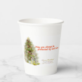  May you always be protected by God's love  Papieren Bekers