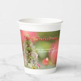 May you always be protected by God's love  Papieren Bekers