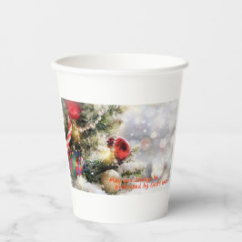 May you always be protected by God's love  Papieren Bekers