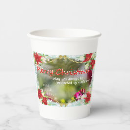 May you always be protected by God's love Papieren Bekers