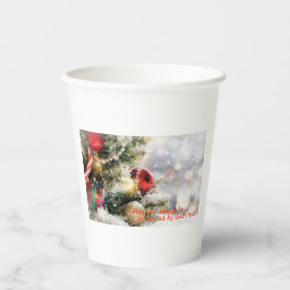 May you always be protected by God's love  Papieren Bekers