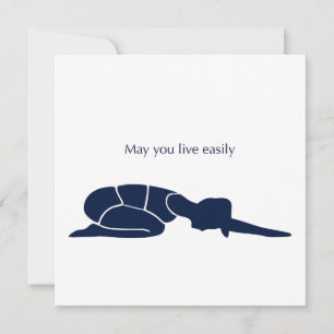 May You Live Easily Kunstkaart Feestdagenkaart