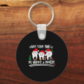 May Your Smile Be Merry And Bright Christmas Denti Sleutelhanger (Voorkant)