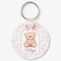 Maya | Aangepast Roze Teddybeer Nursery Design