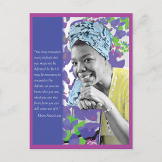 Maya Angelou briefkaart
