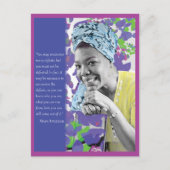 Maya Angelou briefkaart (Voorkant)