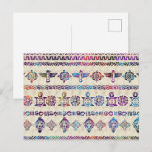 Maya / Aztec Gentle Waterverf Briefkaart (Voorkant / Achterkant)