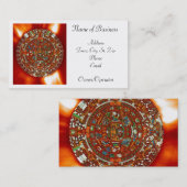 maya aztec kalender persoonlijk visitekaartje (Voorkant / Achterkant)