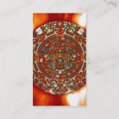 maya aztec kalender persoonlijk visitekaartje (Achterkant)