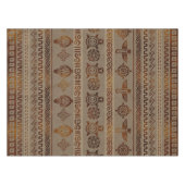 Maya / Aztec patroon Brand goud op canvas Tafelkleed (Voorkant (Horizontaal))