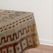 Maya / Aztec patroon Brand goud op canvas Tafelkleed (Voorbeeld)