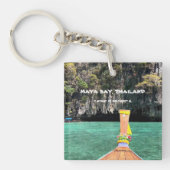 Maya Bay Thailand GPS Sleutelhanger (voorkant)