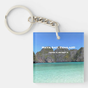 Maya Bay Thailand GPS Sleutelhanger