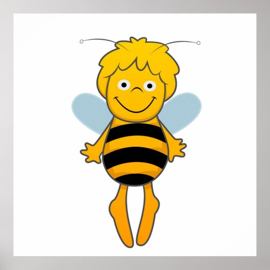 Maya Bee Happy Poster (Voorkant)