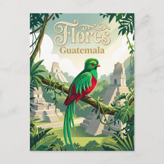 Maya Biosfeerreservaat Guatemala Briefkaart (Voorkant)