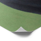 Maya Black Pug Dog Poster (Hoek)