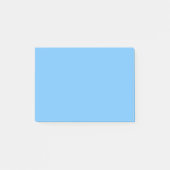 Maya Blau Effen Kleur Post-it® Notes (Voorkant)