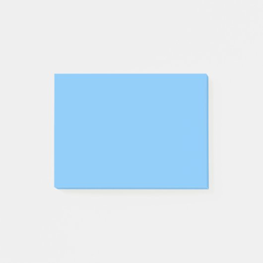 Maya Blau Effen Kleur Post-it® Notes (Voorkant)