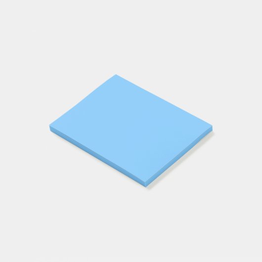 Maya Blau Effen Kleur Post-it® Notes (Schuin)