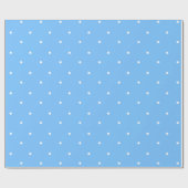 Maya Blauwe Stippen Cadeaupapier (Vlak)
