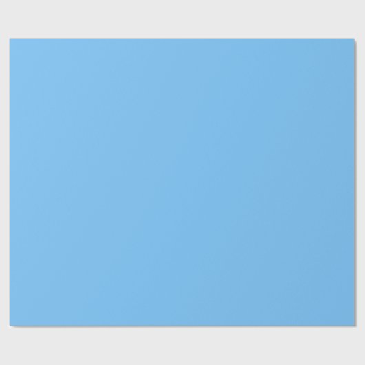 Maya Blue effen kleur Cadeaupapier (Vlak)