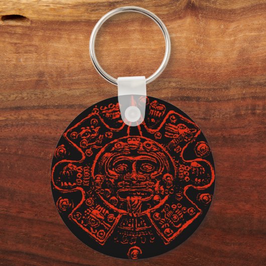 Maya Calendar-Afbeelding Sleutelhanger (Voorkant)