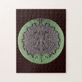 Maya Calendar - Mayan Style Legpuzzel (Verticaal)